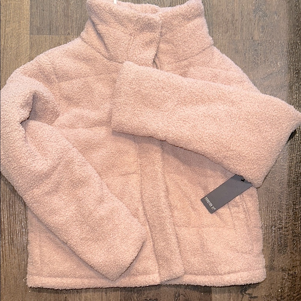 Cozy Pink women’s Jacket mauve dusty pink *Poshmark pics throwing off color
